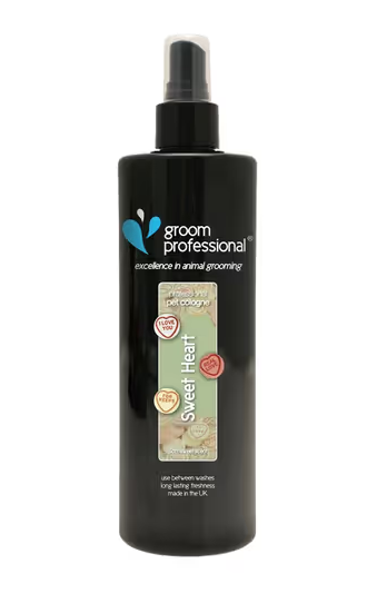 Groom Professional Sweet Hearts Cologne -Eau de Parfum per cani, profumata al sorbetto alla vaniglia con fragola e lampone - Capacità: 500ml